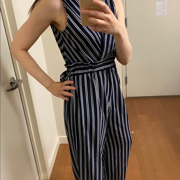 Monteau Striped Jumpsuit - Picture 6 of 7